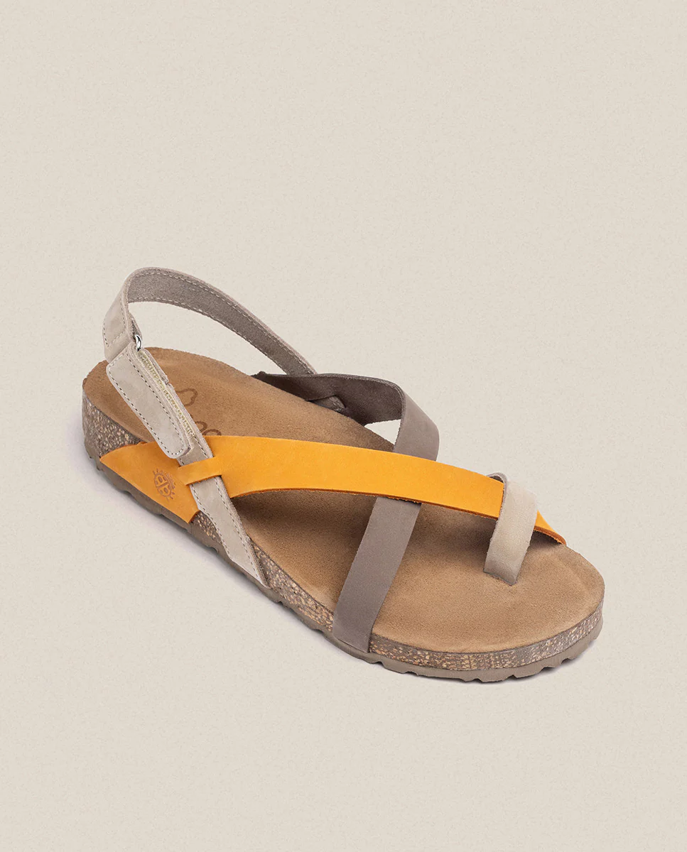 Sandalia plana Jerba 718 naranja - Image 7