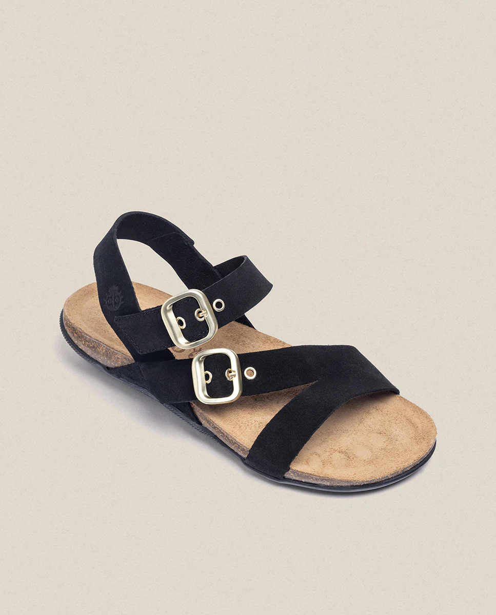 Sandalia plana Manacor 023 negro - Image 6