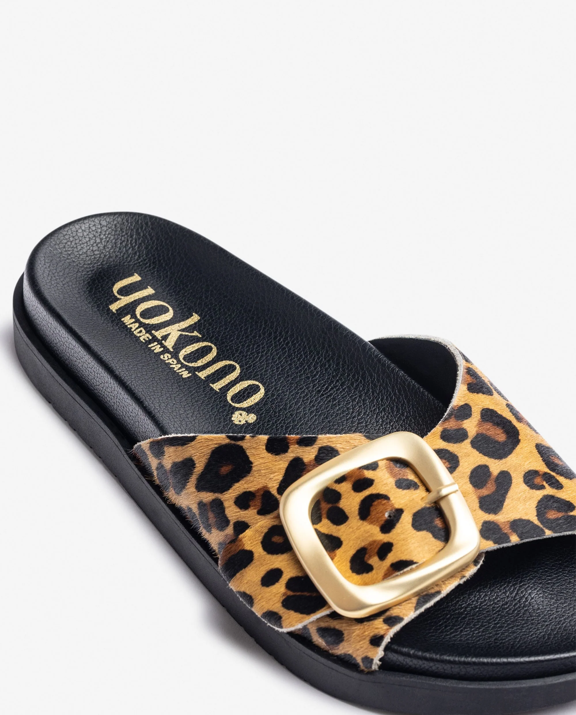 Sandalia plana MORENA-134 leopardo - Image 4