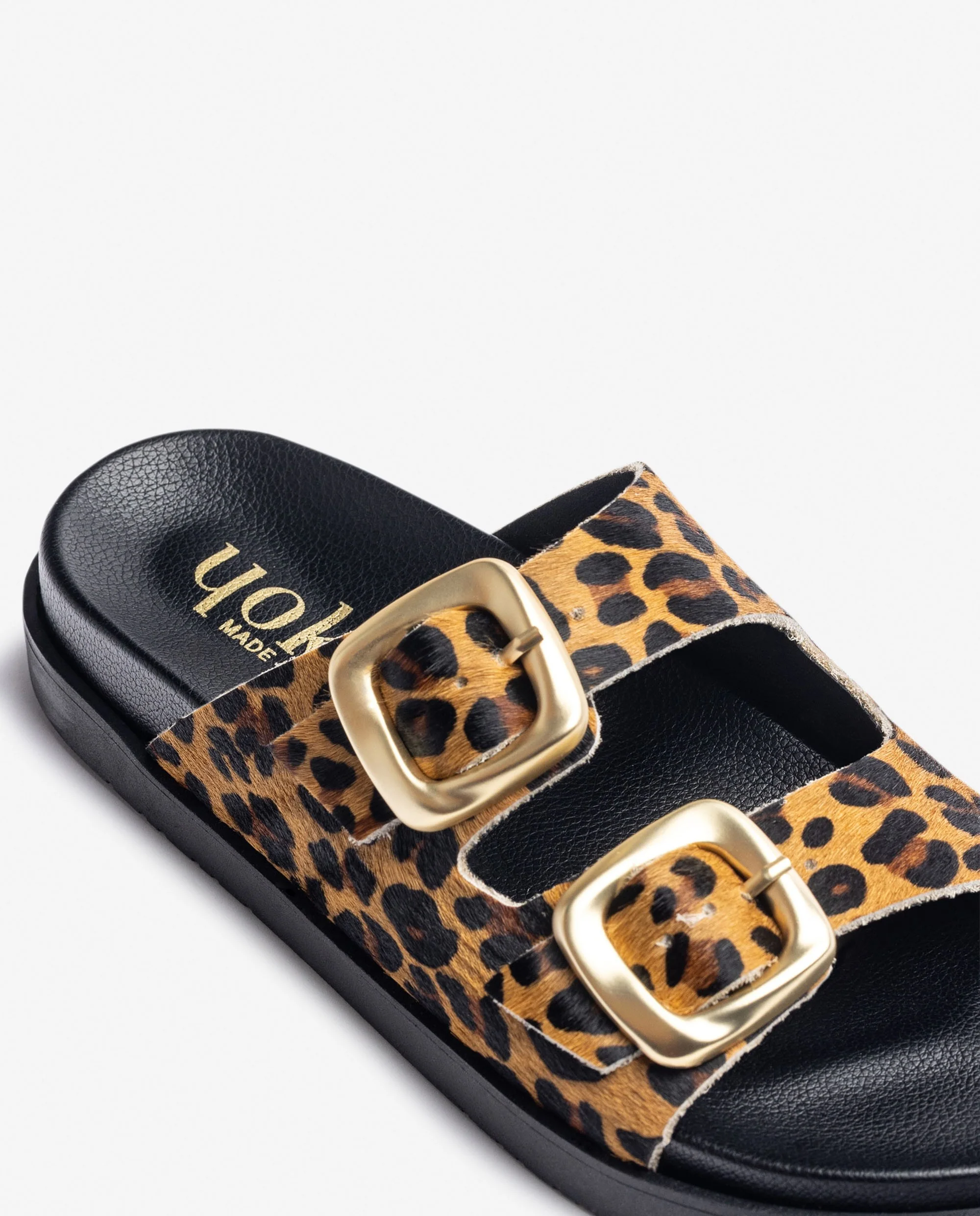 Sandalia plana MORENA-711 leopardo - Image 4