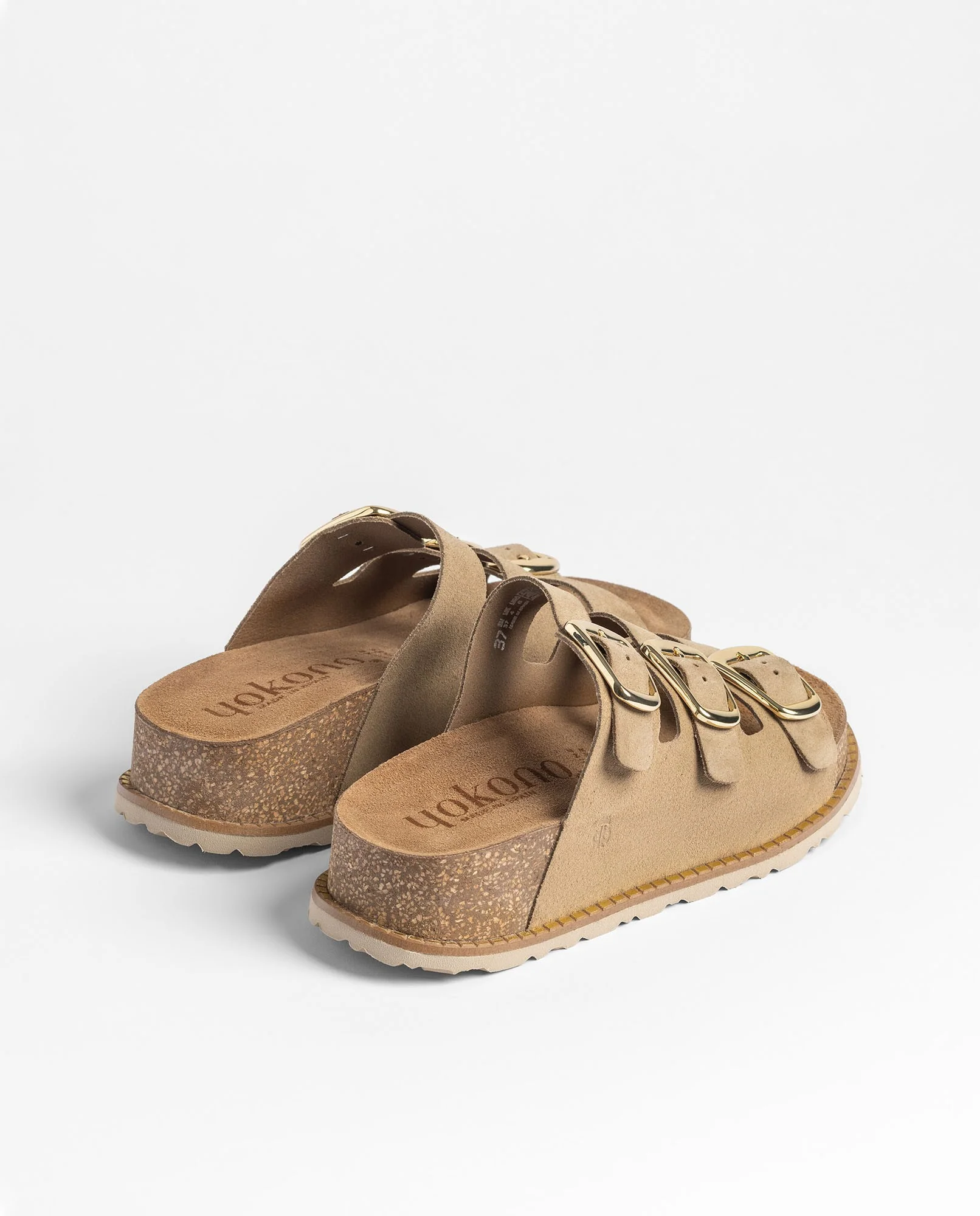 Sandalia plataforma ALI-260 marrón claro - Image 3