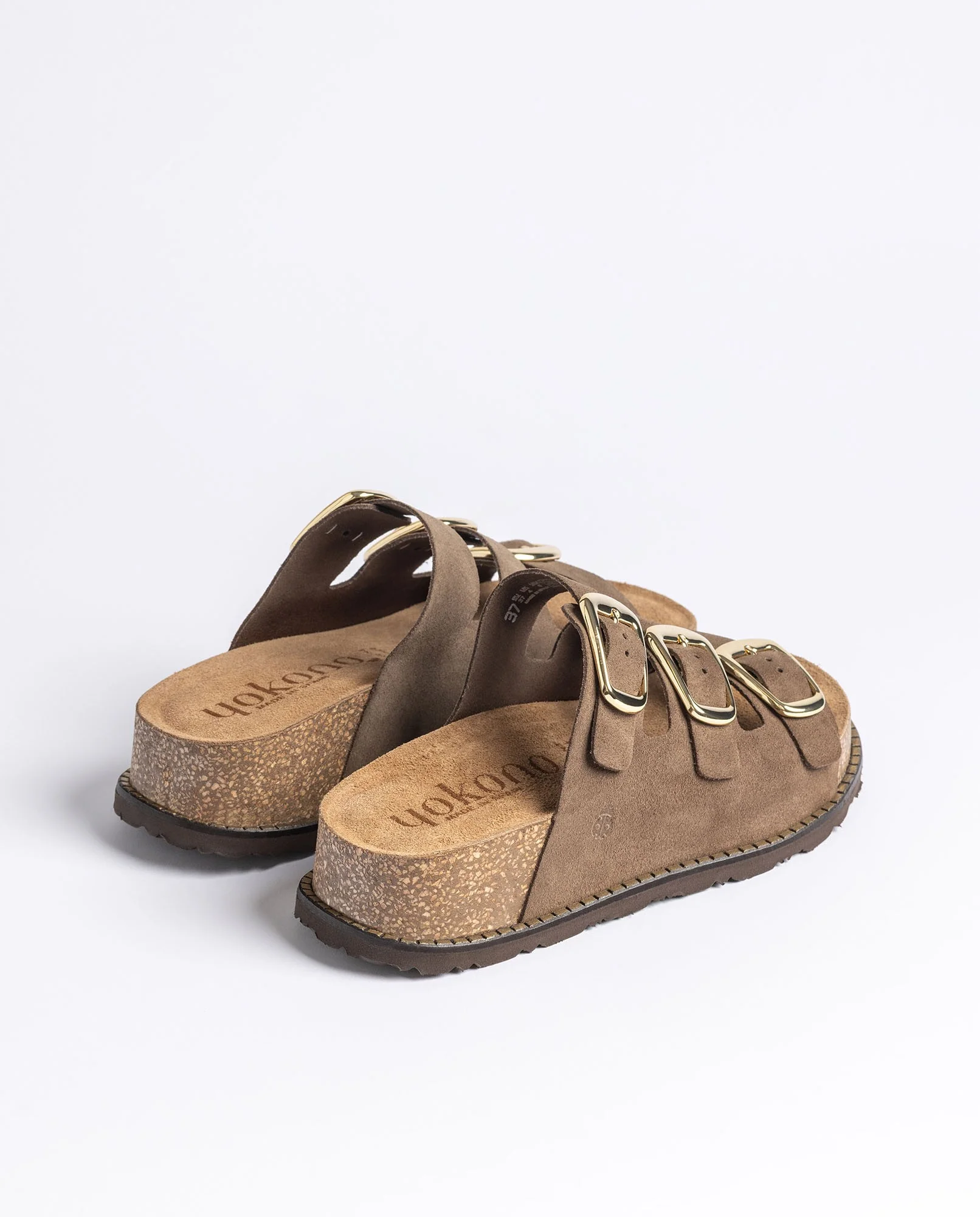 Sandalia plataforma ALI-260 marrón oscuro - Image 3