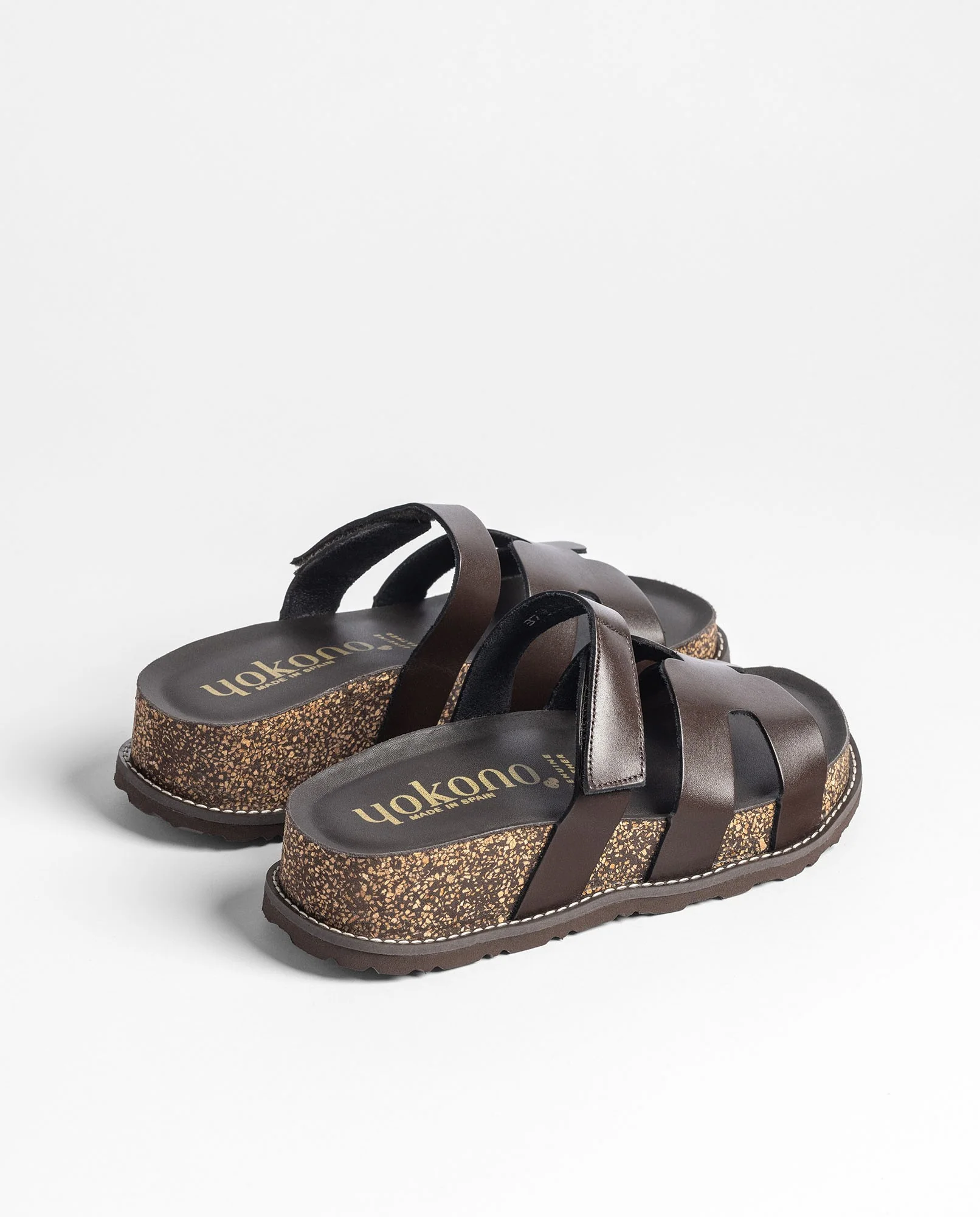 Sandalia plataforma OCA-125 marrón oscuro - Image 3