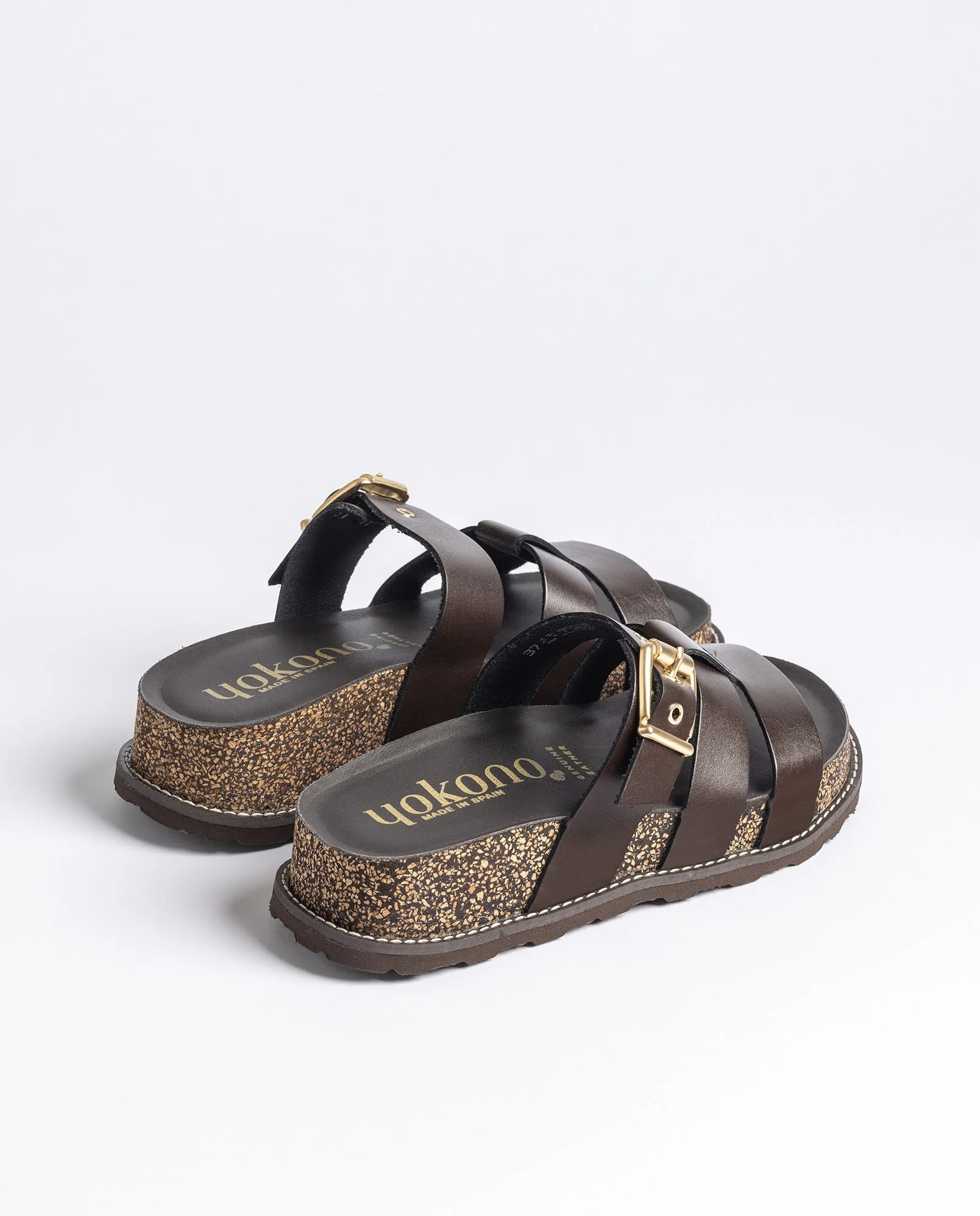 Sandalia plataforma OCA-260 marrón oscuro - Image 3