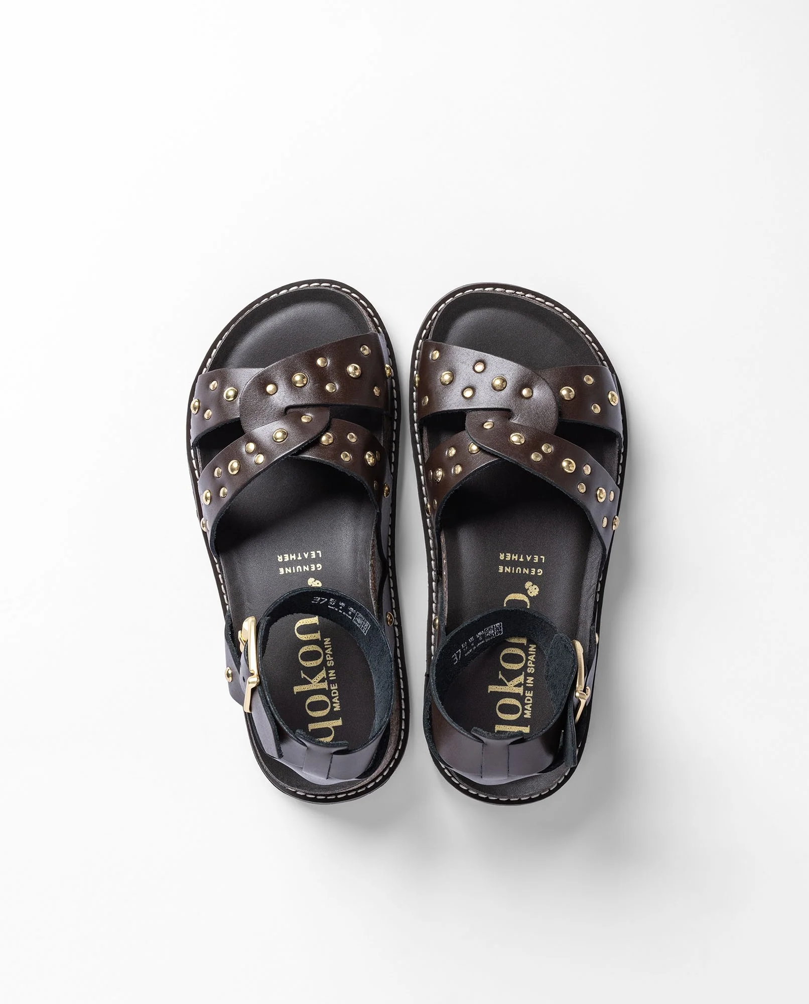 Sandalia plataforma OCA-262 marrón oscuro - Image 5