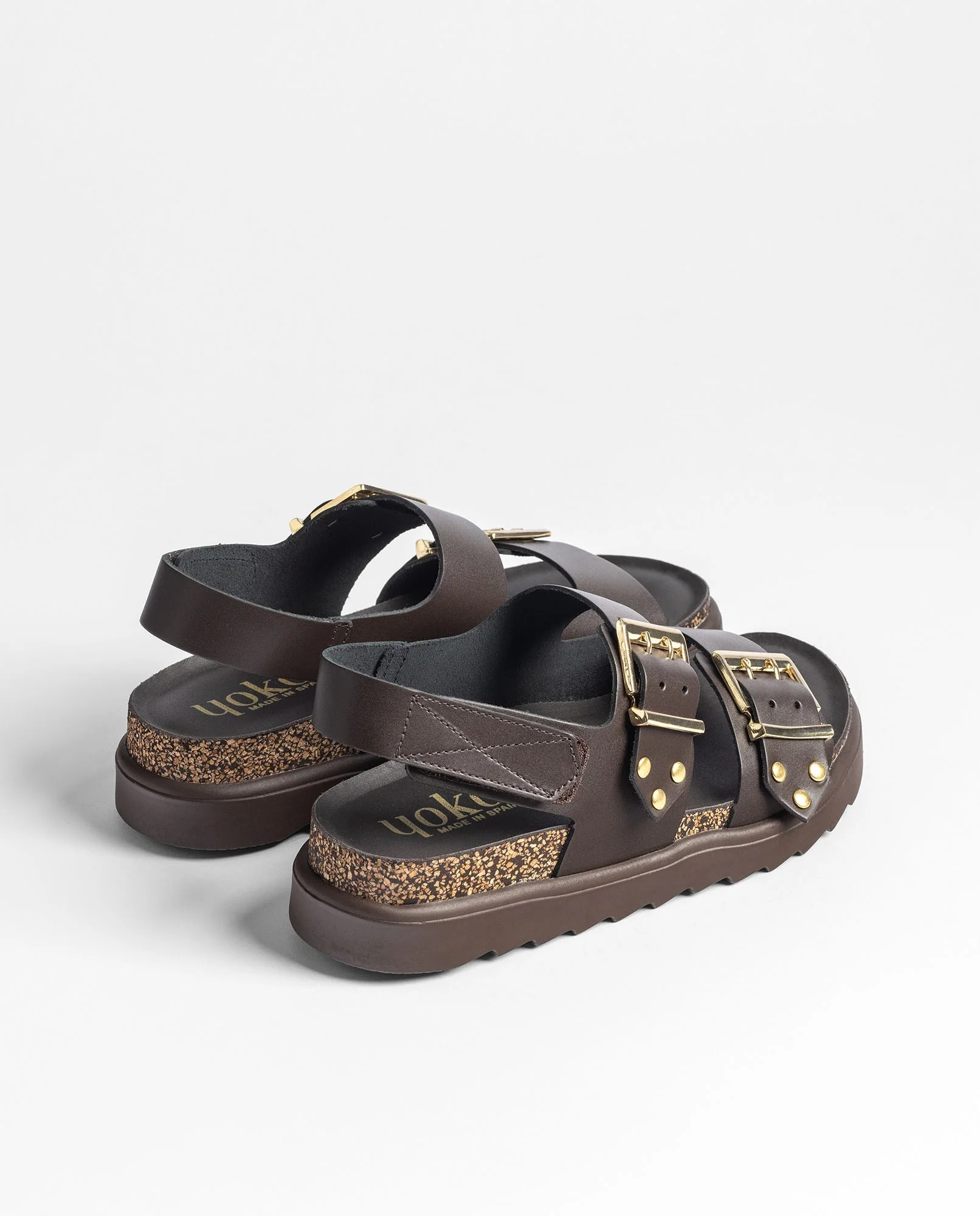 Sandalia plataforma TUNEZ-261 marrón oscuro - Image 3