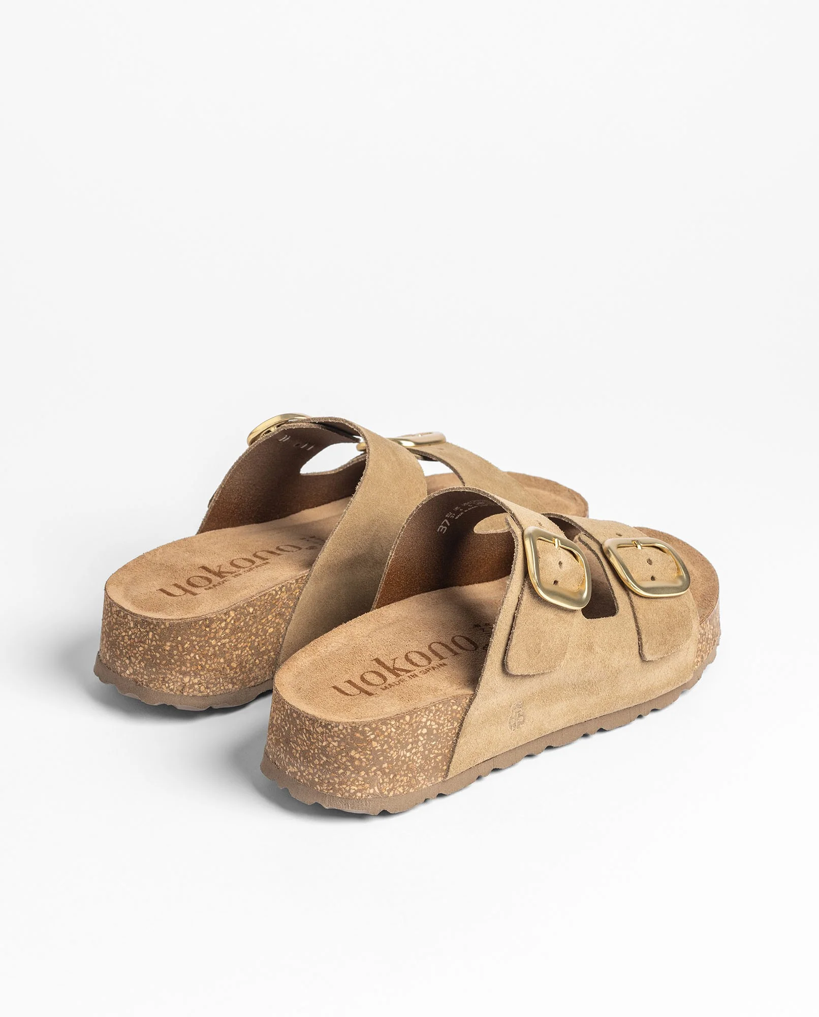 Sandalia plataforma WIWI-003 marrón claro - Image 3