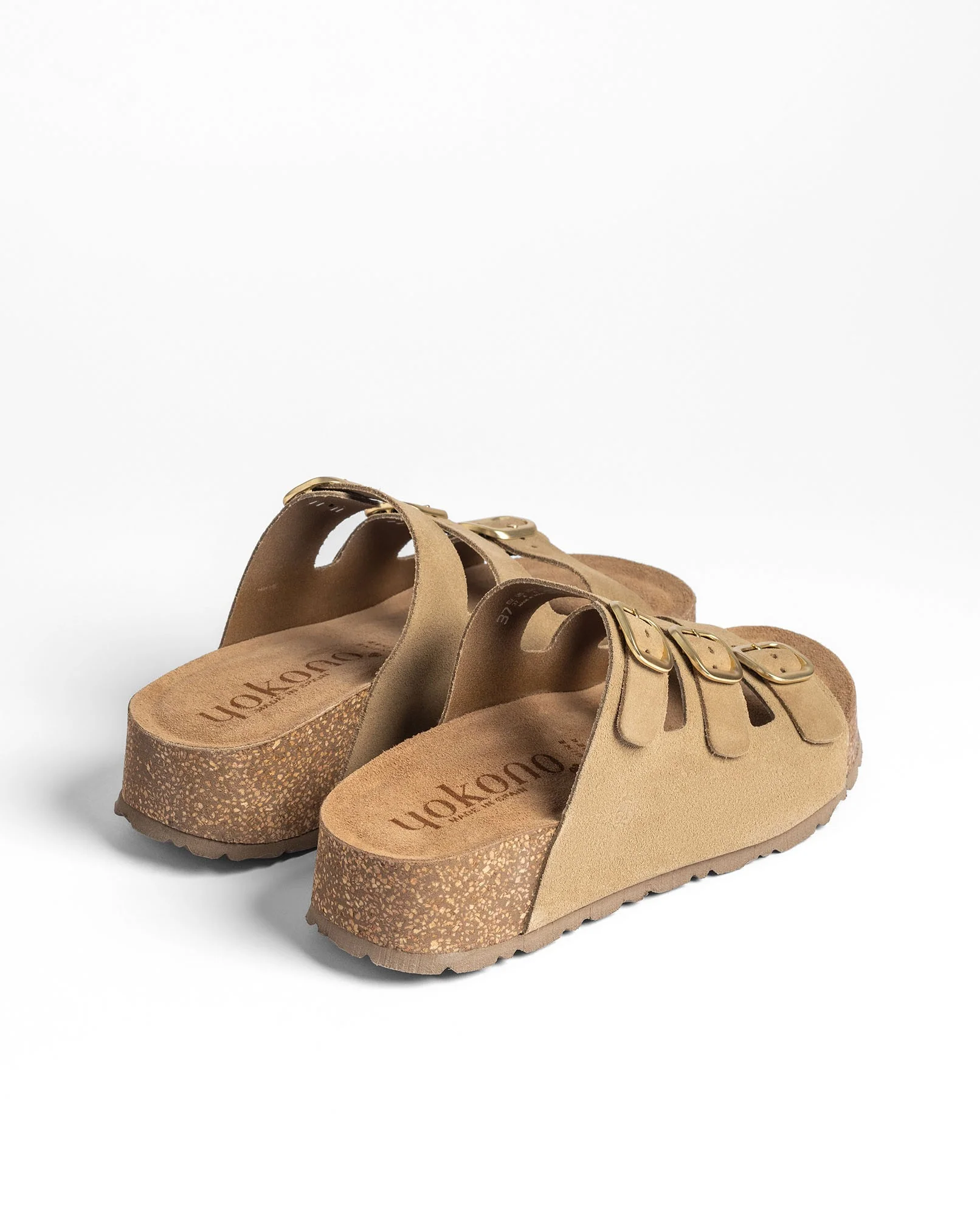 Sandalia plataforma WIWI-263 marrón claro - Image 3