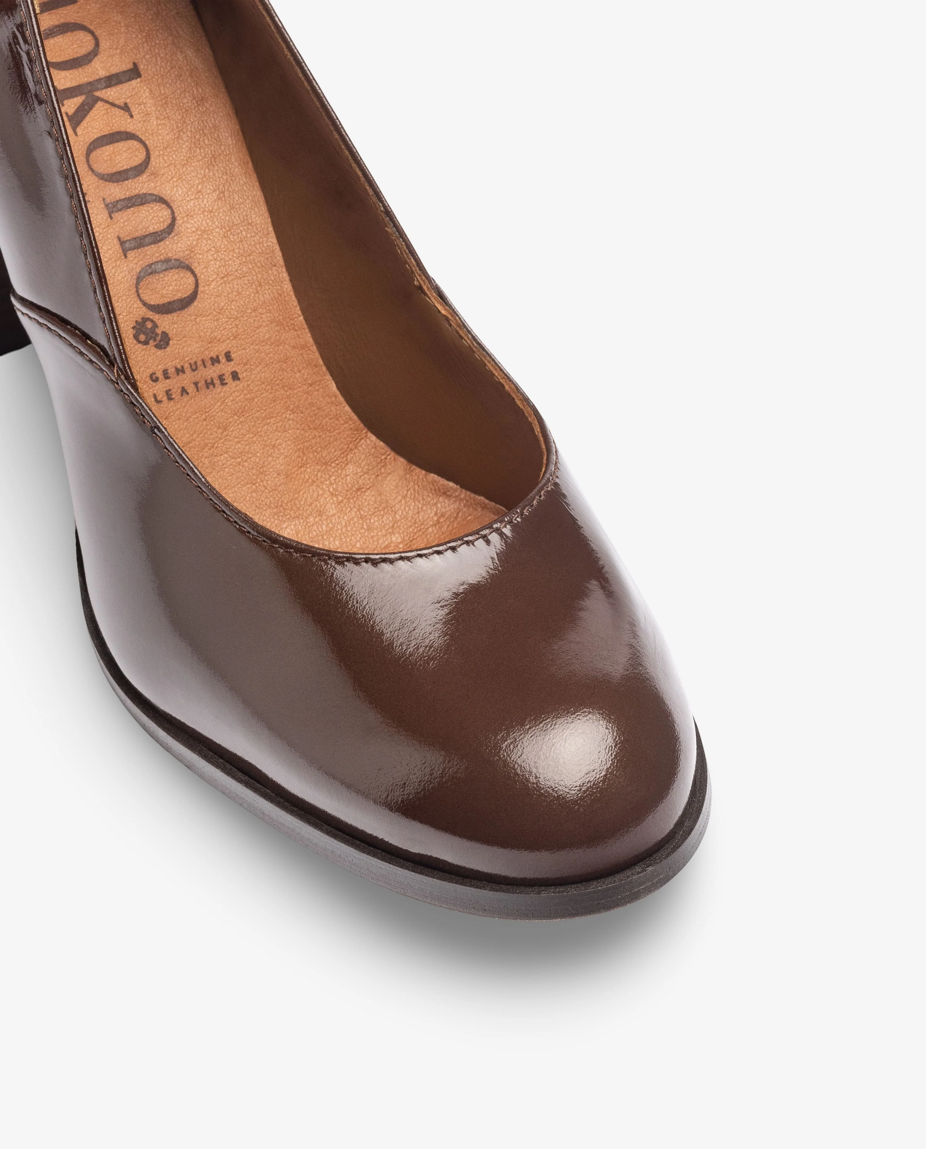 Zapato de tacón LOIR-001 marrón - Image 4