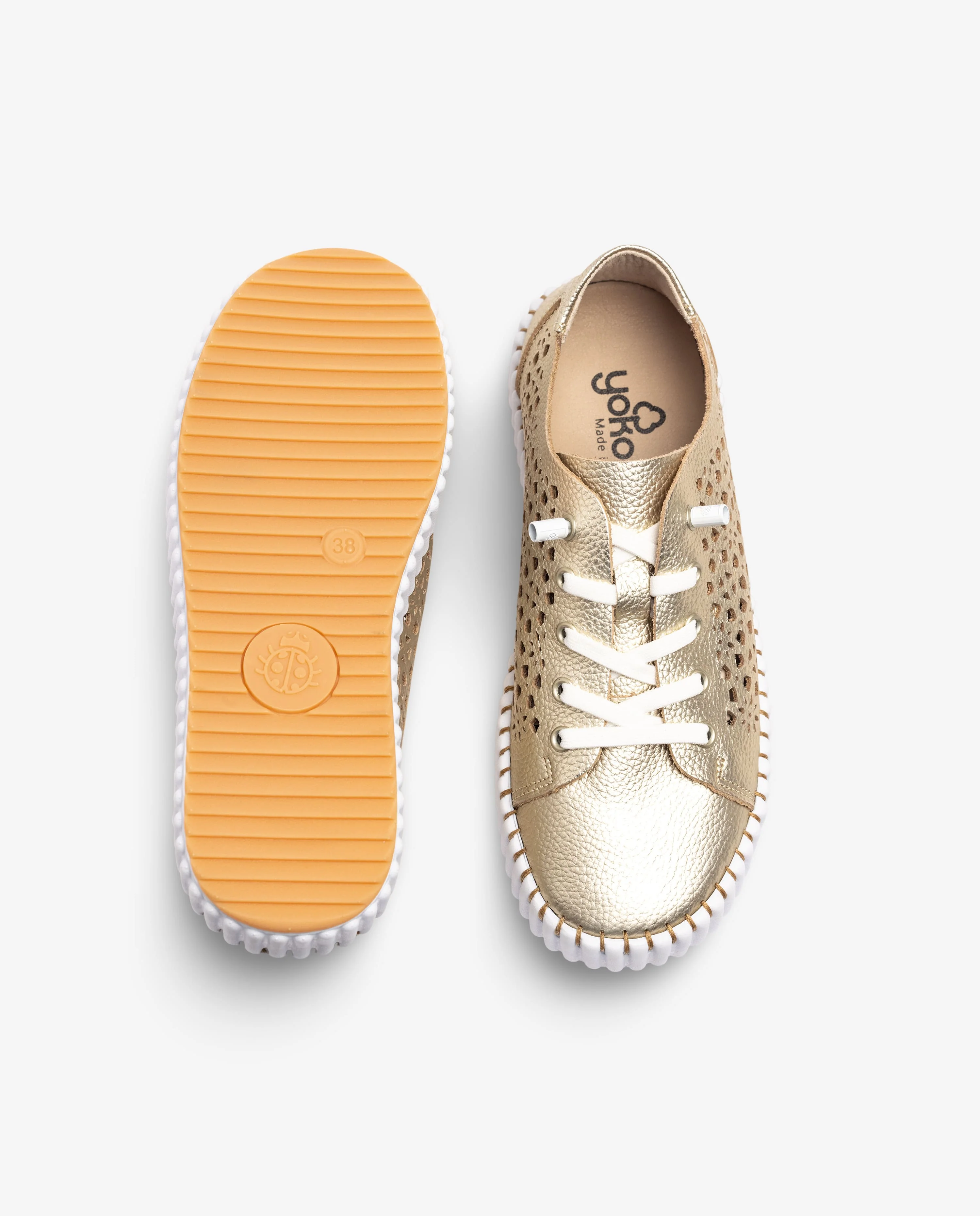 Sneakers Sintra 002 dorado - Image 3